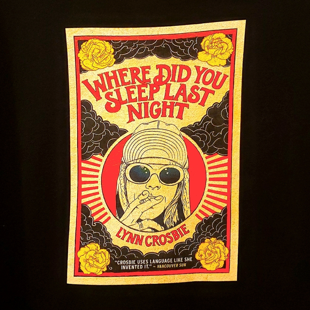 Kurt Cobain "Where Did You Sleep Last Night" Book Promo Tee Women's Sz L